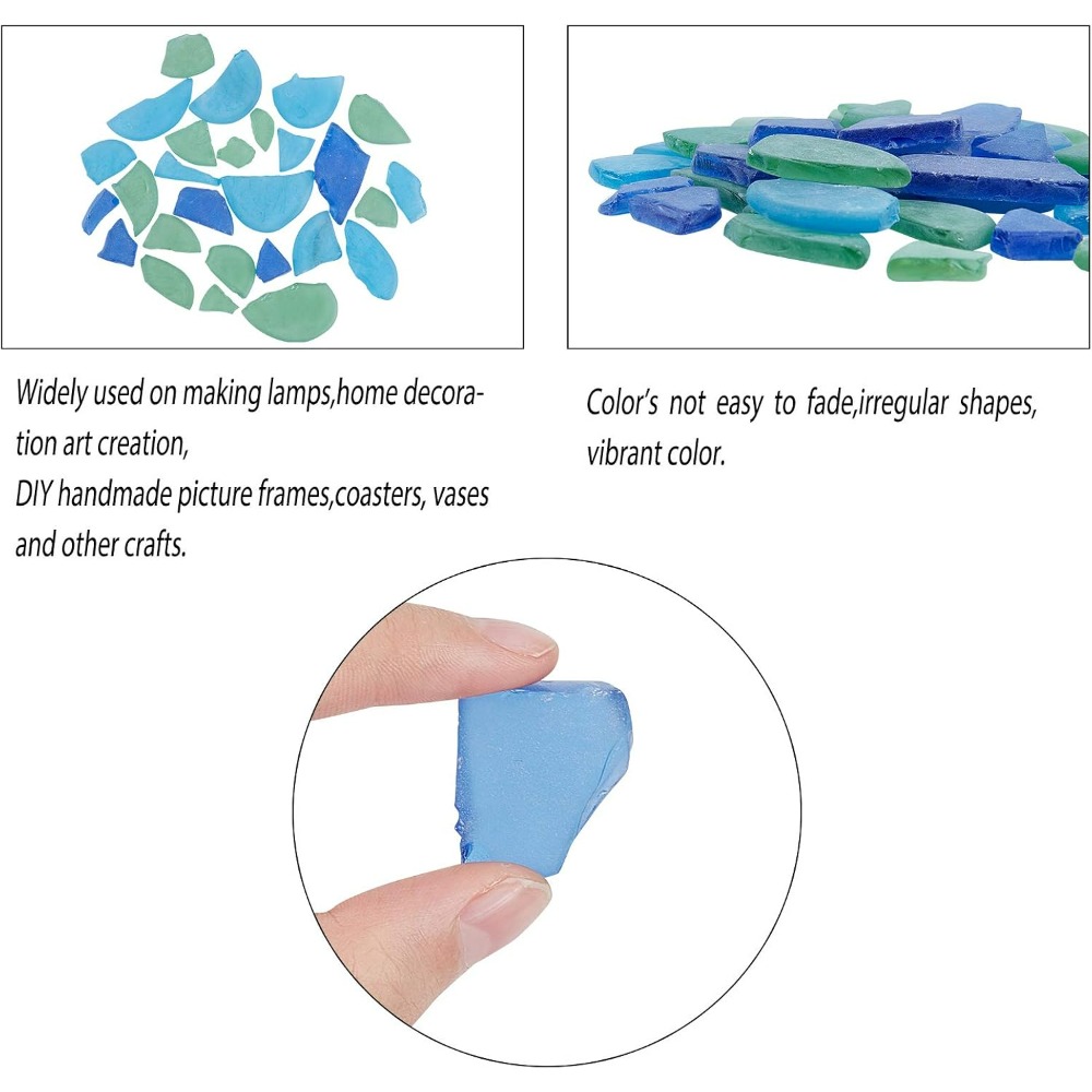 Verre de mer bleu Cobalt Aqua  - Art Craft Kit avis et prix