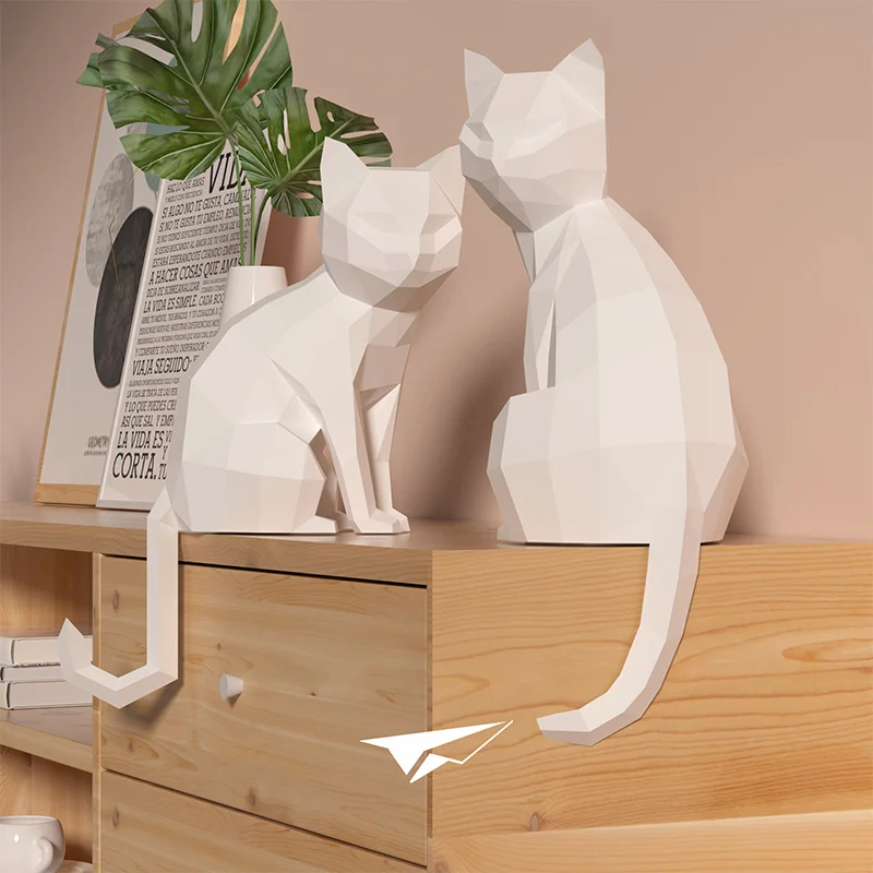 1 paire d'amoureux chat Animal - Art Craft Cardboard avis et prix